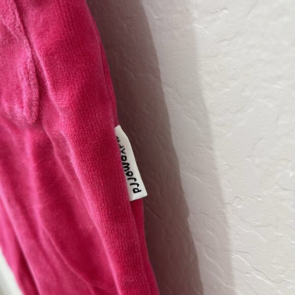 Maxomorra Cat Pink Velour Tank Dungarees - Picture 5 of 9